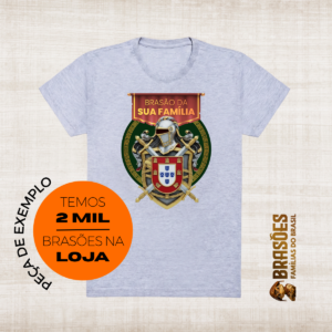 CAMISETA COM BRASÃO - FAMÍLIA BRASILEIRA